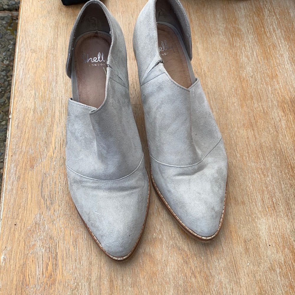 Suede booties
